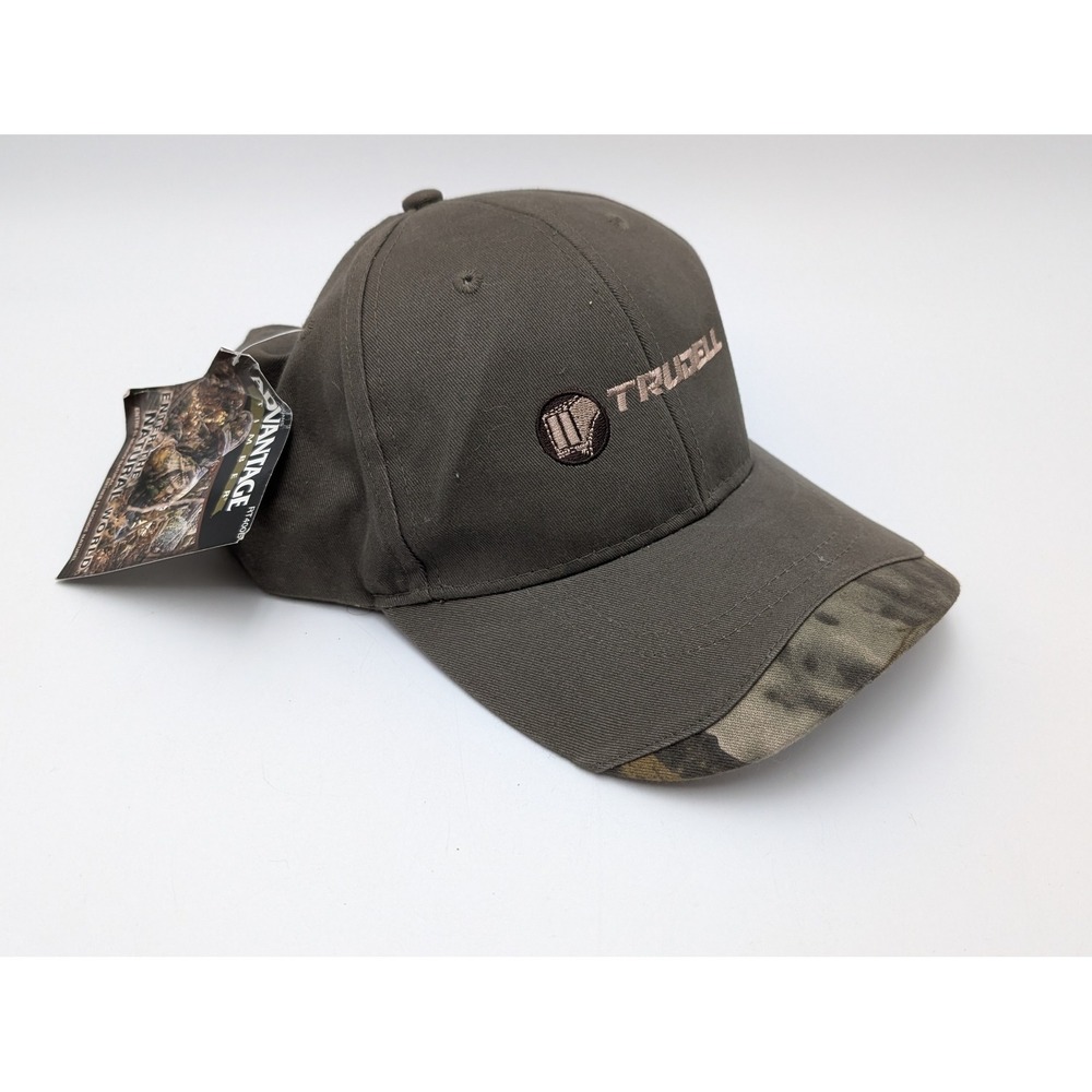 Cap America Mens Trudell Embroidered‎ Camo Brim Hat Advantage Timber Olive Green